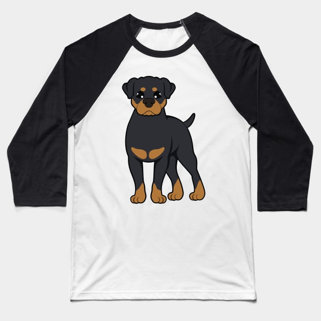 Rottweiler Baseball T-Shirt by MyBeautifulFiles